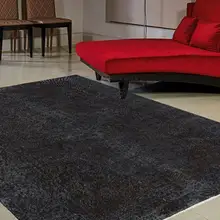 Черный ковер ручной работы, ковер из окрашенной области, декоративный ковер из килима Анатолия с цветочным дизайном 10152