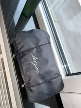 Bolsa de viaje para cosméticos para mujer, neceser de malla, neceser, cepillos de maquillaje, organizador de almacenamiento de lápiz labial