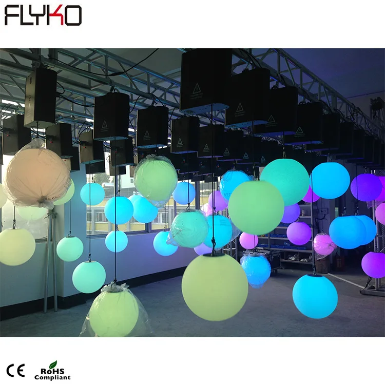 

Free shipping New design 120W stage effect light led kinetic ball with winch lift light