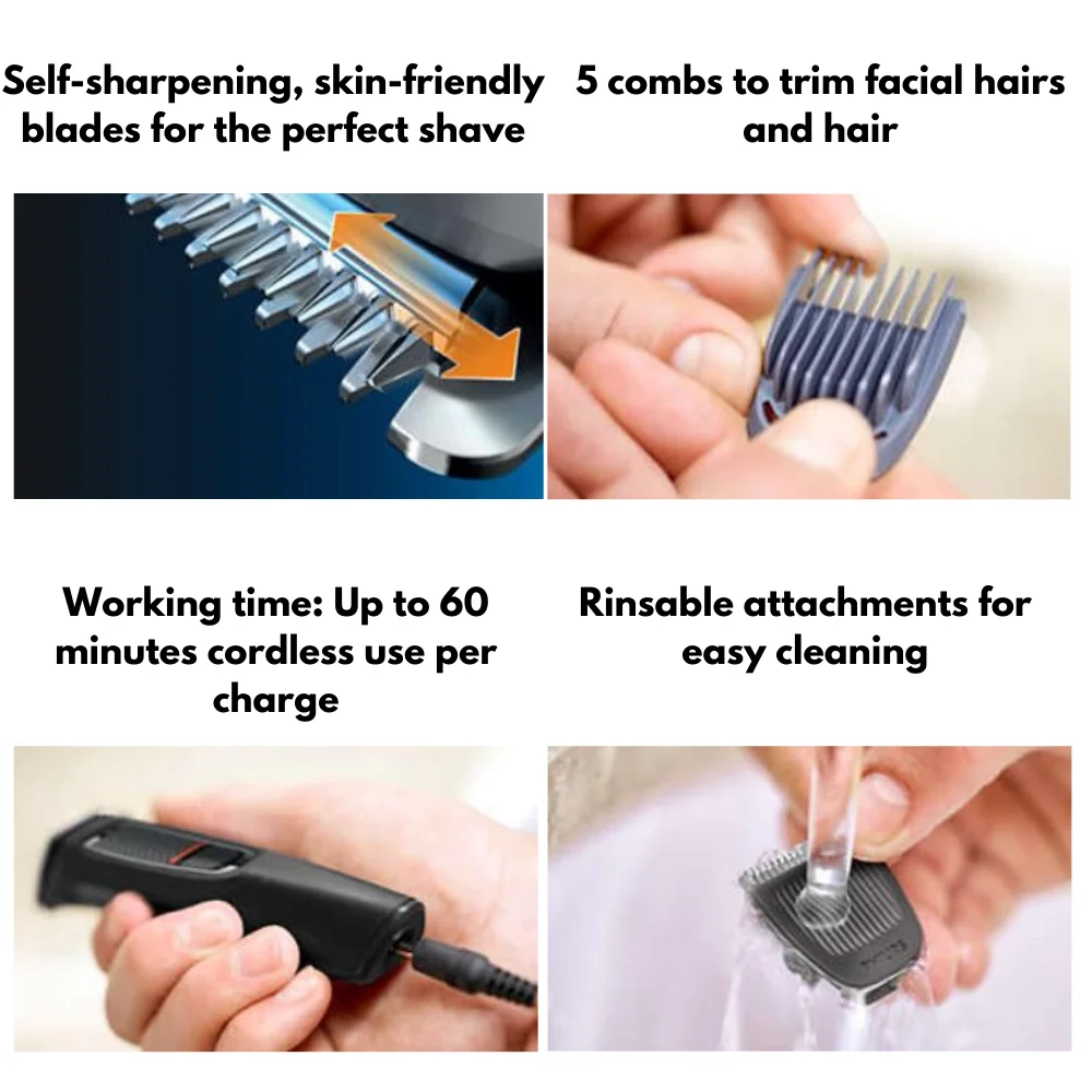 philips 7 in 1 beard and hair trimmer