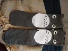 Baby Socks Totoro Kids Boy Children Mouse Girl Cotton Warm Knee Fox Pattern-Style High-Leg