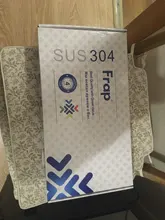 Frap-grifos de acero inoxidable para cocina, mezclador de un solo Mango, de un solo orificio, para fregadero, Y40107