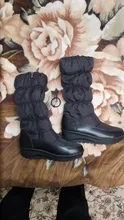 Boots Platforms FEDONAS Warm Winter Women Casual-Shoes Round-Toe Female Zip Mid-Calf