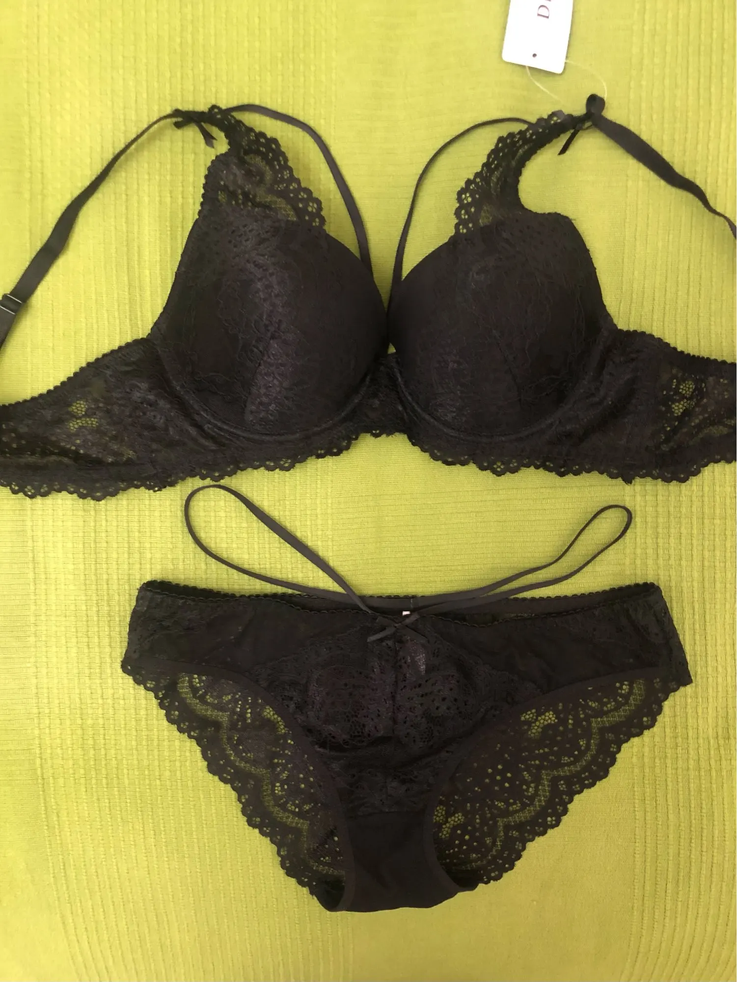 Top New Black Brassiere Deep V Sexy Underwear Set Thick Green Push Up Bra  Panties Set Embroidery White Women Lingerie Set Bras - Bra & Brief Sets -  AliExpress