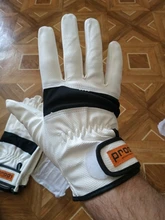 HENDUGLS-guantes de trabajo de cuero PU para hombre, 5 uds., alta calidad, gran oferta, blanco y negro, protector de seguridad, 1907