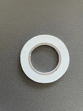 Cinta adhesiva de doble cara superfino, adhesiva de doble cara, potente cinta blanca de dos caras para suministros de oficina, 12M/1 ud.