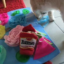 Training-Toy Toys Puzzle Noodle-Shape Puppy-Dog Nosework Dogs Leaking Funny Sniffing