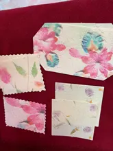 El Sr. De papel 30 unids/caja 8 diseños Ins estilo de flores y hierba serie creativo mensaje cuenta mano Deco DIY caja de cerillas, Material de papel