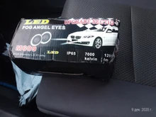 DRL Universal Car-Headlight-Lamp Fog-Lights Daytime Led Cob-Angel-Eyes 64mm 89mm 76mm