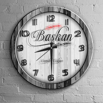 

Personalized Professional President Wood Wall Clock