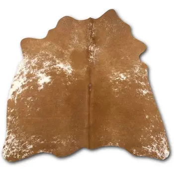 

Zerimar natural cowhide carpet 135x130 cm-1