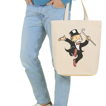 

Angemiel Bag Large Monopoly Shopping Beach Tote Bag