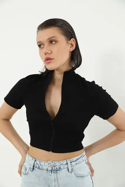 [최신|인기상품]자라셔츠 => 여름 패션의 새로운 정석 : Womens Zippered Blouse [ChinaNOW | 추천상품]