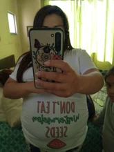 Camiseta veraniega para mujer embarazada, ropa de maternidad, camisetas de embarazo, premamá, ajustada, con letras, divertidas, con cuello redondo, 2020