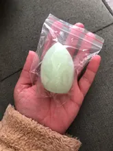 Puff en polvo cosmético para mujer, base de maquillaje esponja, belleza, herramientas y accesorios, forma de mezcla de gotas de agua, 1 ud.