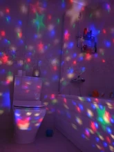 Lamp Children Star Projector Led-Night-Light Rotating-Starry Bedroom Nursery Moon