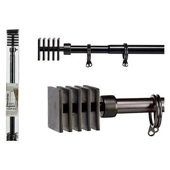 

Curtain Bar Black (4,5 x 180 x 4,5 cm)
