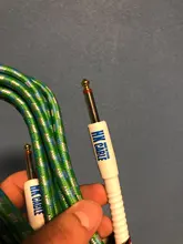 Random Color Electric Guitar Cable Wire Cord 3M 5M 10M No Noise Shielded Bass Cable For