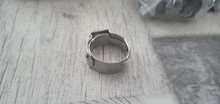 Abrazaderas de manguera continua de una sola oreja, 45/80-5,8mm, abrazaderas de manguera de acero inoxidable 23,5, anillos de fijación de pulgada para sellado de tipos de manguera, 304 Uds.