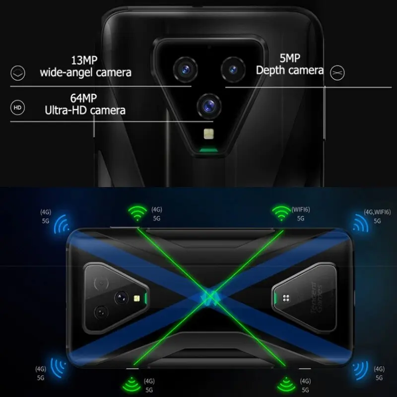 EU Version Xiaomi Black Shark 3 128GB ROM 8GB RAM 5G Gaming phone (Newly Launch Promos) blackshark, blackshark3 Smartphone Mobil EU Version Xiaomi Black Shark 3 128GB ROM 8GB RAM 5G Gaming phone (Newly Launch Promos) blackshark, blackshark3 Smartphone Mobil