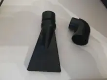 Boquilla de salida de agua para bomba tanque acuario, rociadores de pato, tubería de retorno, tamaño S/M/L, color negro, 1 ud.