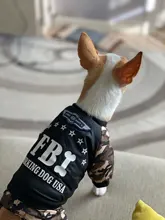 Costume Clothing Overall Dog-Puppy-Jumpsuit Dogs Thickening Winter FBI Warm for Boy Ropa