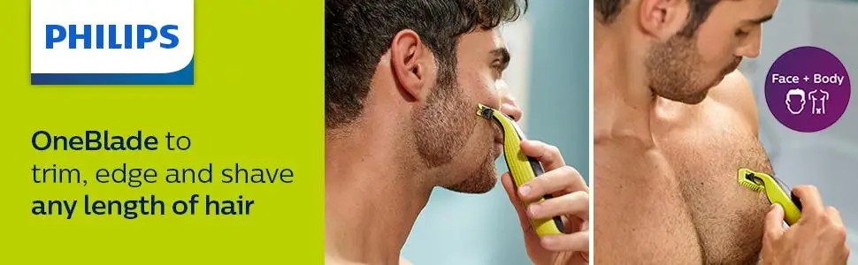 Philips OneBlade Pro QP2630 Face Body Hybrid Electric Shaver and Trimmer Men's Razor Wet Dry Beard Trimmer with 2 Blades 5 Combs Philips OneBlade Pro QP2630 Face Body Hybrid Electric Shaver and Trimmer Men's Razor Wet Dry Beard Trimmer with 2 Blades 5 Combs
