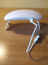 XZMUV-minisecador de uñas portátil, lámpara de manicura de 6 LED UV, Cable USB, para uso doméstico, 6W