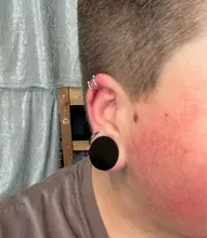 Pendiente de acero inoxidable para mujer, pendiente de Clip para oreja, sin piercing, para cartílago, Punk Rock, 1 unidad