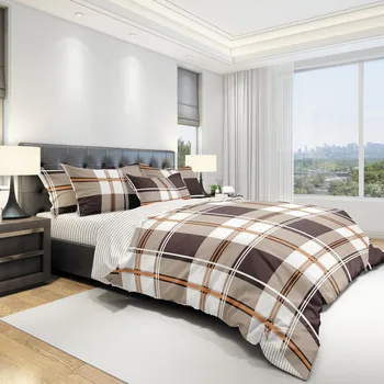 

Bed linen Sedef color: beige, brown (2 CN. Euro)