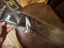 Coletero largo y recto de 22 pulgadas, extensión de cola de pelo sintética resistente al calor, Color degradado