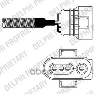 Кислородный Датчик Es10967-12b1 Delphi арт. ES10967-12B1
