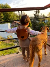 Bandolera de bebé encantador para niños y niñas, bolso de hombro de princesa, mochila de PU, bolso de hombro