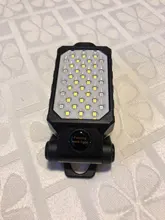 Portable LED Flashlight Power-Display Magnet-Design Camping Lantern Waterproof COB 