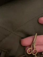 10 Uds. De colgantes de adorno con forma de tijeras hechas a mano, 2 colores, 16X33mm, decoración Vintage para joyería DIY