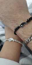 Pulsera de estilo chino Retro para parejas, accesorios de aleación, BFF tejido a mano, mejor amiga, joyería de amistad, 2 uds.