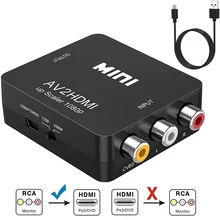 VHS To Audio-Converter-Adapter Video Digital HDMI Stb/xbox 1080P RCA AV for VHS/VCR