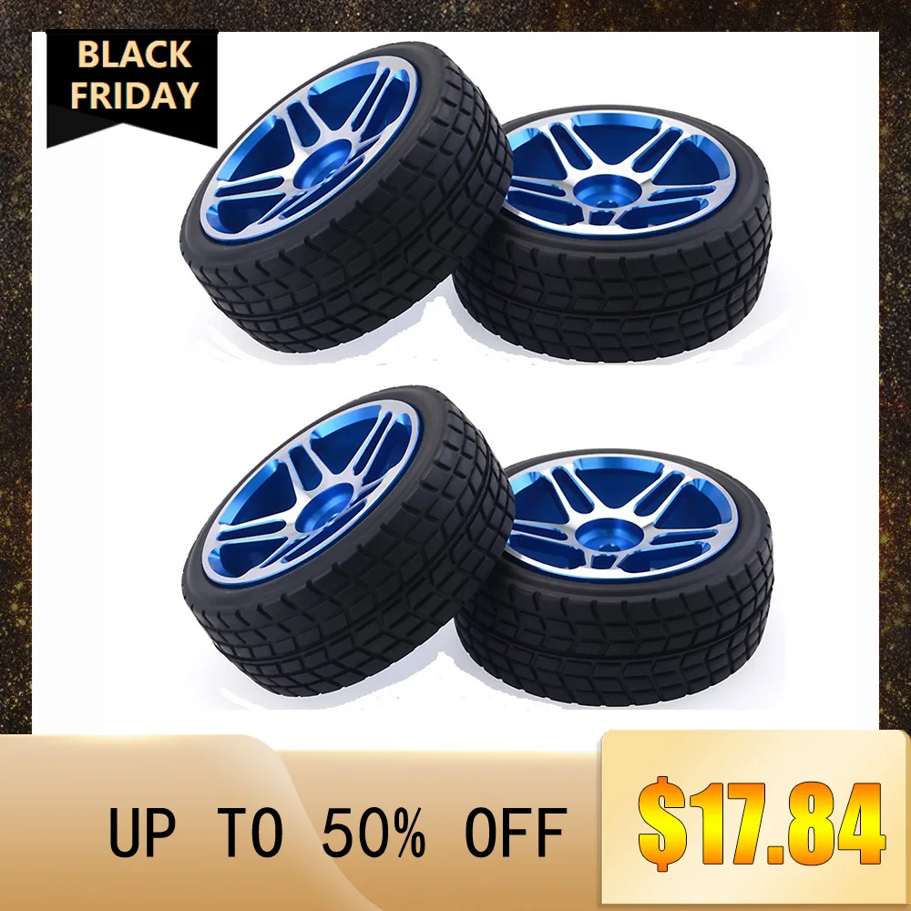 

1/10 Road Bike Tires for Redcat/ HSP/HPI/ Hobbyking/ Traxxas/ Losi/ VRX/ LRP/ ZD Racing/ Etc/Remote Control Car 1/10 on-road Car