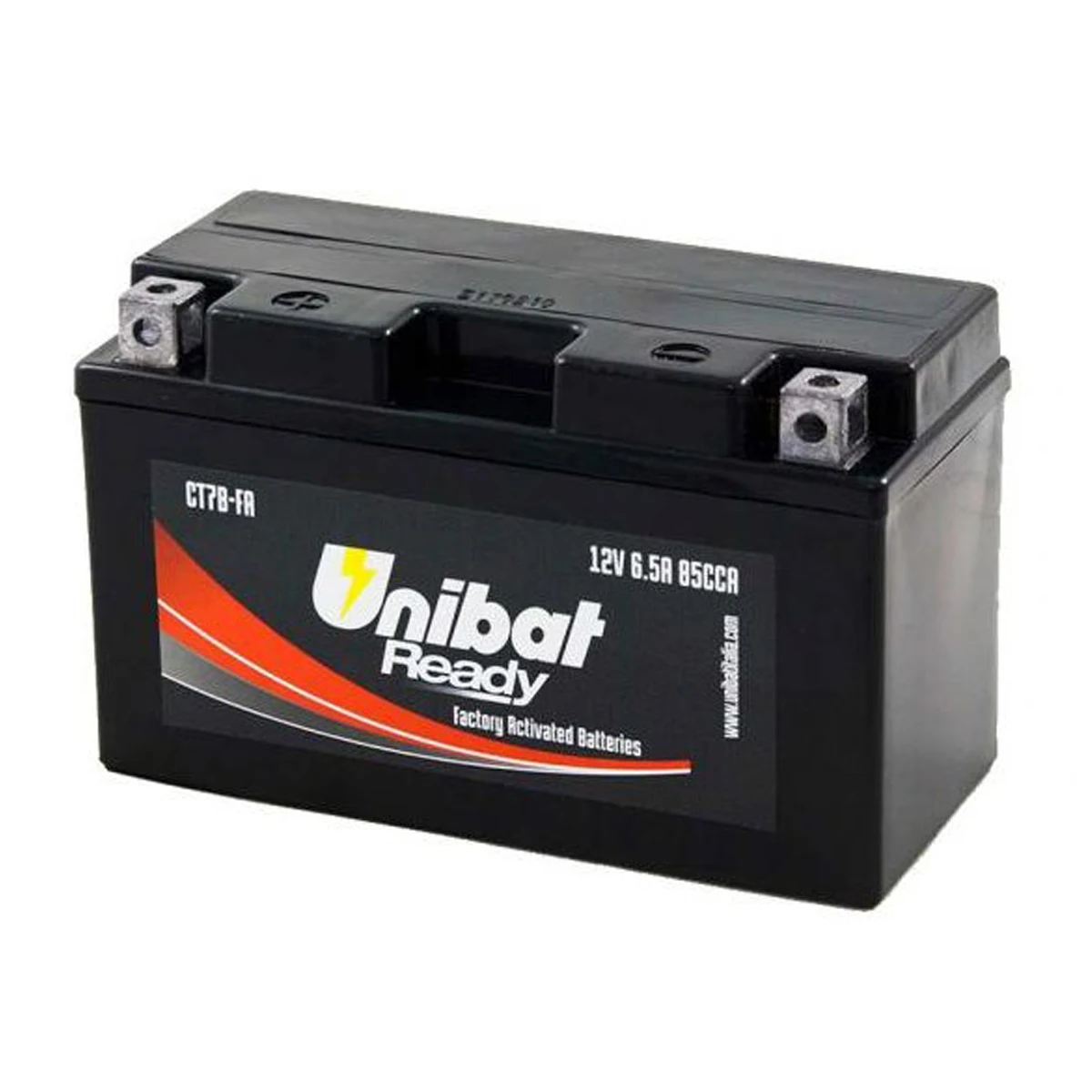 Unibat Ct7B-Fa-Ready-To-Use Sigillato Moto Ct7B-Fa Batteria (Yt7B-Fa Equivalente) Moto Rcycle
