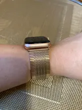 Correa de malla de acero inoxidable para Apple Watch 6 SE, correa de color de 44/42mm para iWatch Series 4 5 6 42mm 38mm