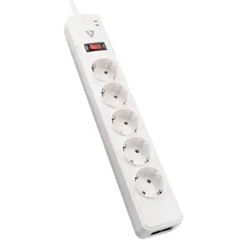 

Voltage stabilizer 5 sockets 1.8M 1050J White