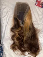 Cynosure #4/27 resaltar encaje de colores frente pelucas de cabello humano para las mujeres negras 13x4 peruano cuerpo onda de encaje peluca Frontal