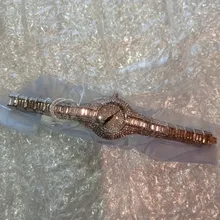 MISSFOX-reloj pequeño de 30mm para mujer, resistente al agua, de lujo, Ar, pulseras de Metal con diamantes de imitación Bu, relojes Chinos Baratos