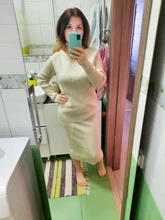 Skirt Suit Knitting MVGIRLRU Two-Piece Women's Sweater Costume