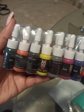 Nuevo 5 ml Mezcla de colores Tinta de tatuaje Semi permanente Pigmento de planta natural Maquillaje Tatuajes profesionales Pigmento de tinta para pintura de arte corporal