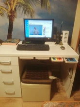 Boxes Organizer Pencil-Tray Table-Storage Under-Drawer-Storage-Box Stand Self-Stick