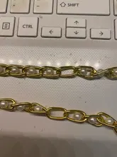 Bolso de hombro con perlas de imitación dulce para mujer, cadena de correa para cinturón, correa de repuesto larga DIY, asas para bolso, accesorios para bolso, 2019