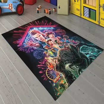 

Blue Elephant Slip Floor Carpet, Teen's Carpet