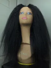 Rizado rizado mechones 100% mechones de cabello humano postizo mechones no Remy Yaki grueso de la armadura del pelo recto 3/4 Pc/lote manojos de pelo barato mechones