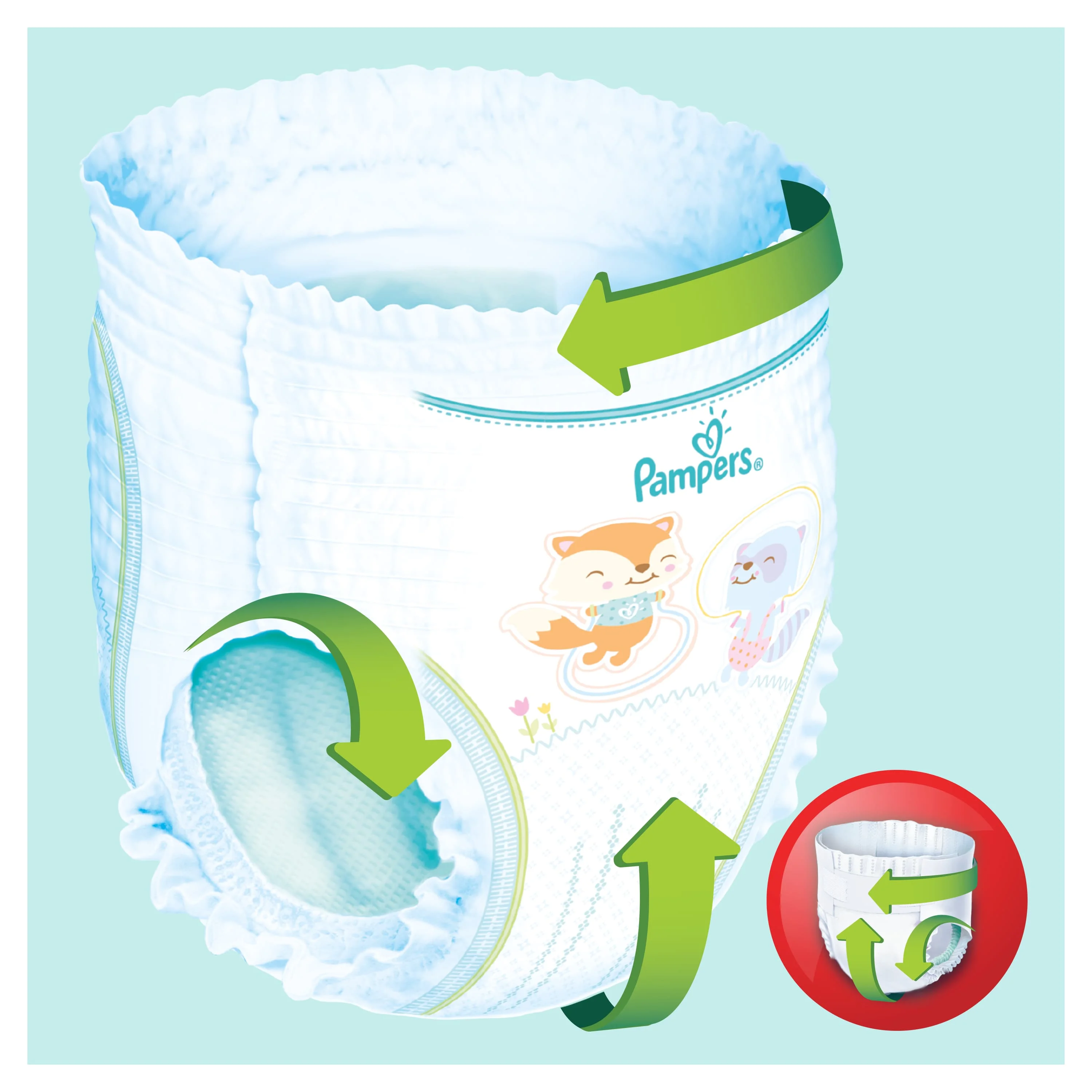 Подгузники-трусики Pampers Pants 12-17 кг, размер 5, 42шт